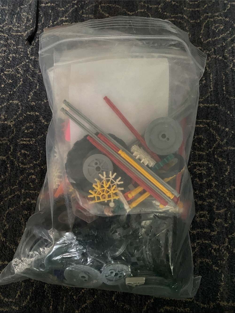Kids K’Nex Construction Rod & Wheel Building Set Big Bundle
